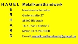 Metallkunsthandwerk Gerhard Hagel Logo